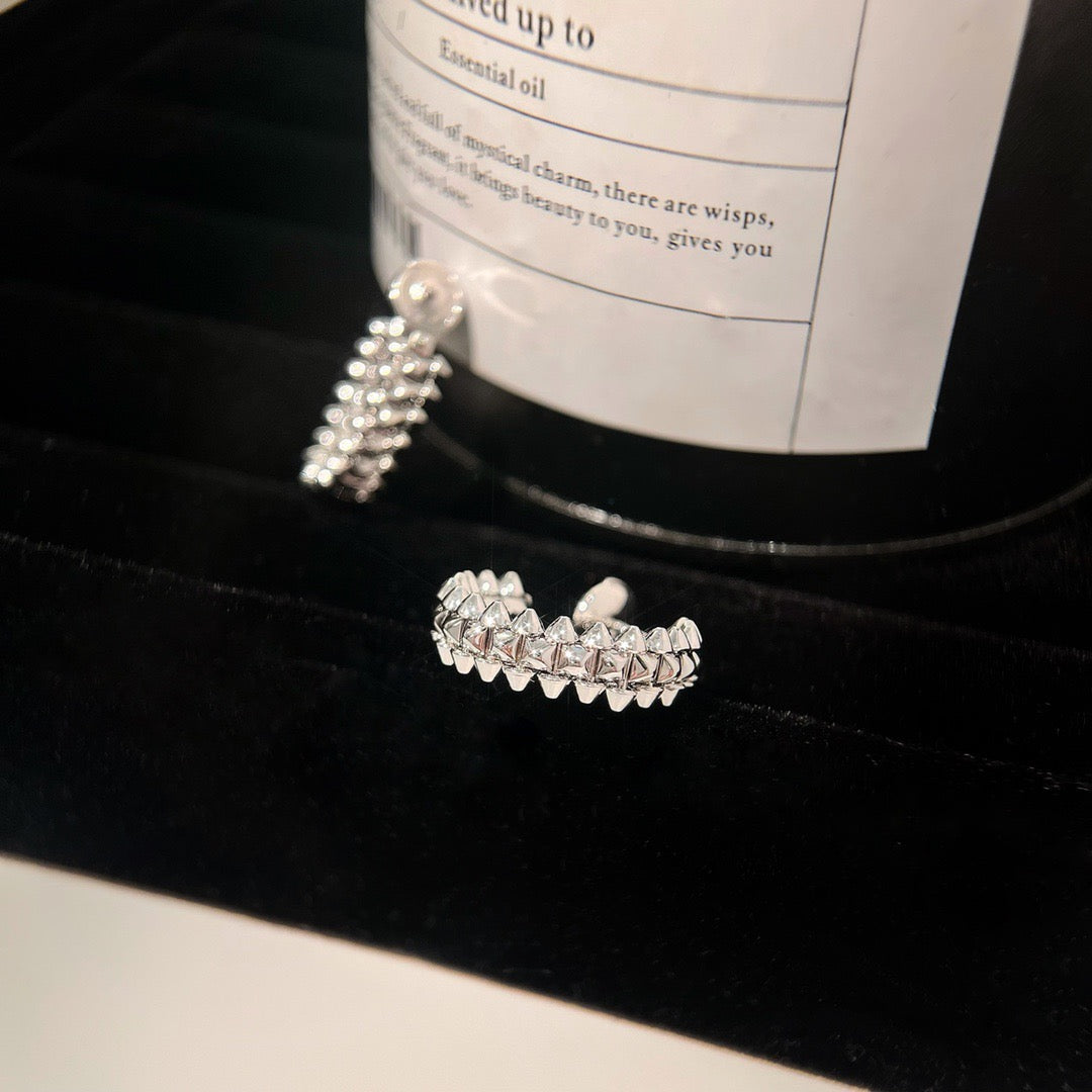 CARTIER CLASH SMALL HOOP EARRINGS