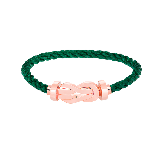 FRED CHANCE LARGE 8 FIGURE BUCKLE NO DIAMOND BRACELET ROSE GOLD