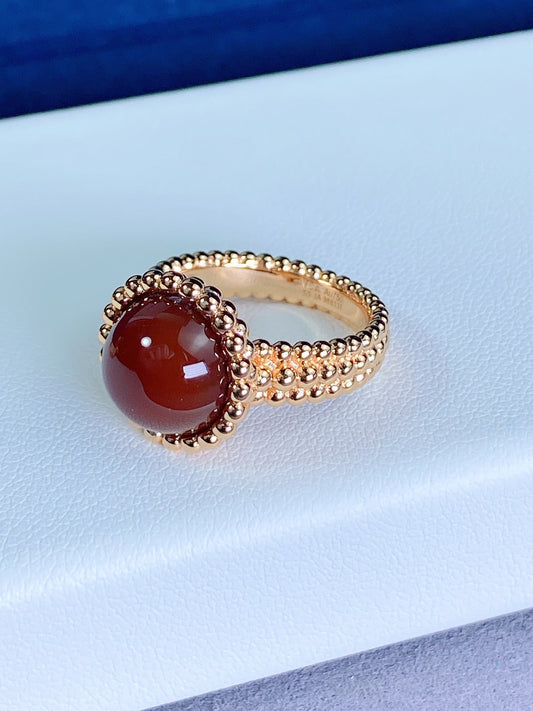 VCA PERLEE COULEURS ROSE GOLD RING