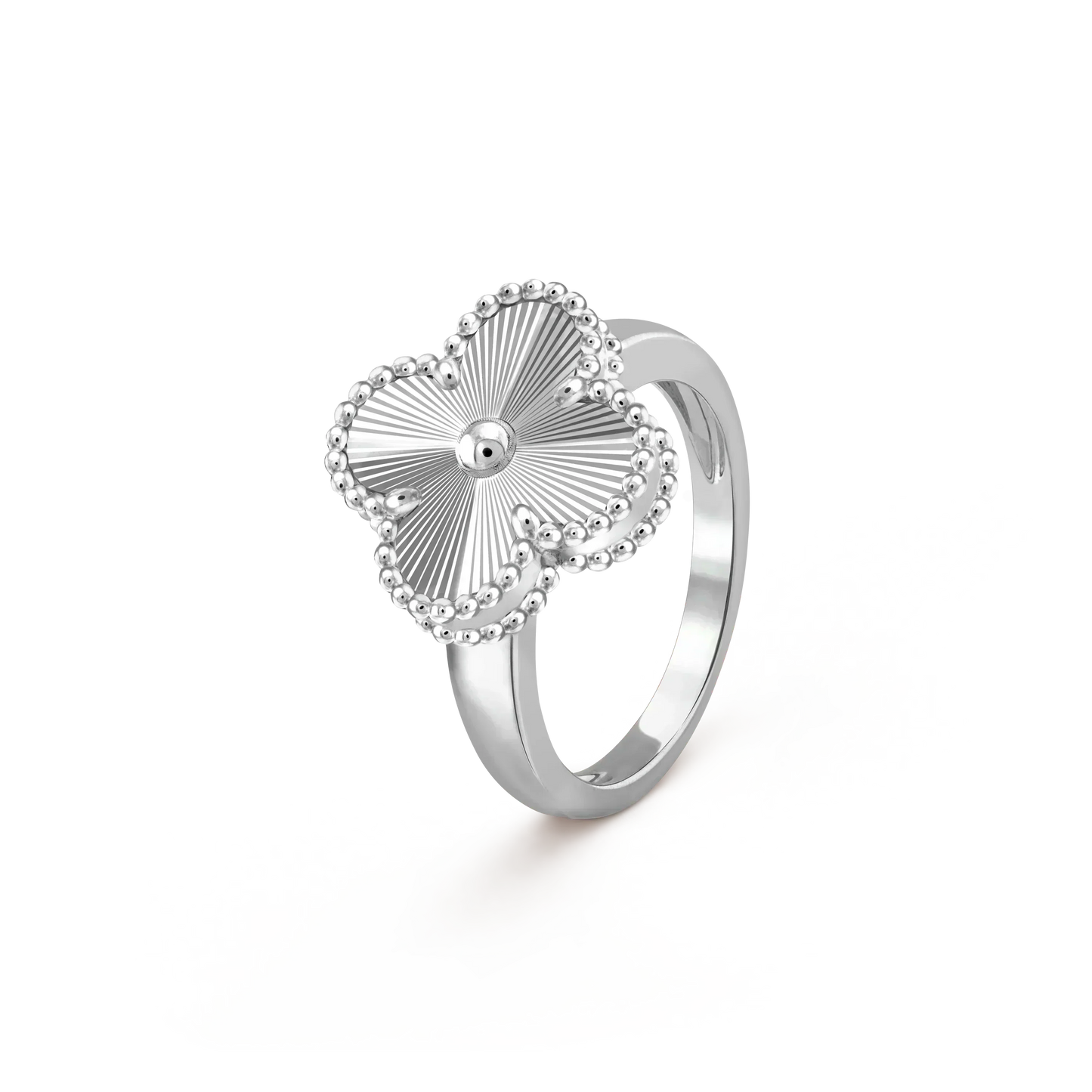 VCA CLOVER SILVER RING