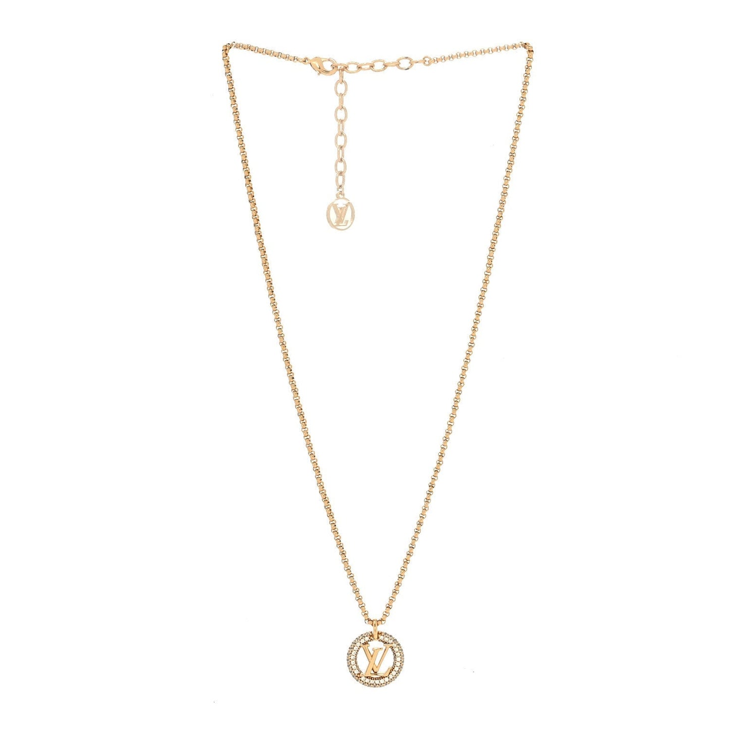 LOUIS VUITTON BY NIGHT DIAMOND PAVED NECKLACE