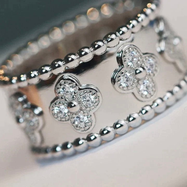 VCA CLOVER KALEIDOSCOPE RING 10MM