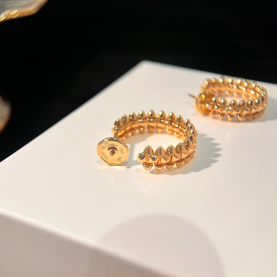 CARTIER CLASH SMALL HOOP EARRINGS