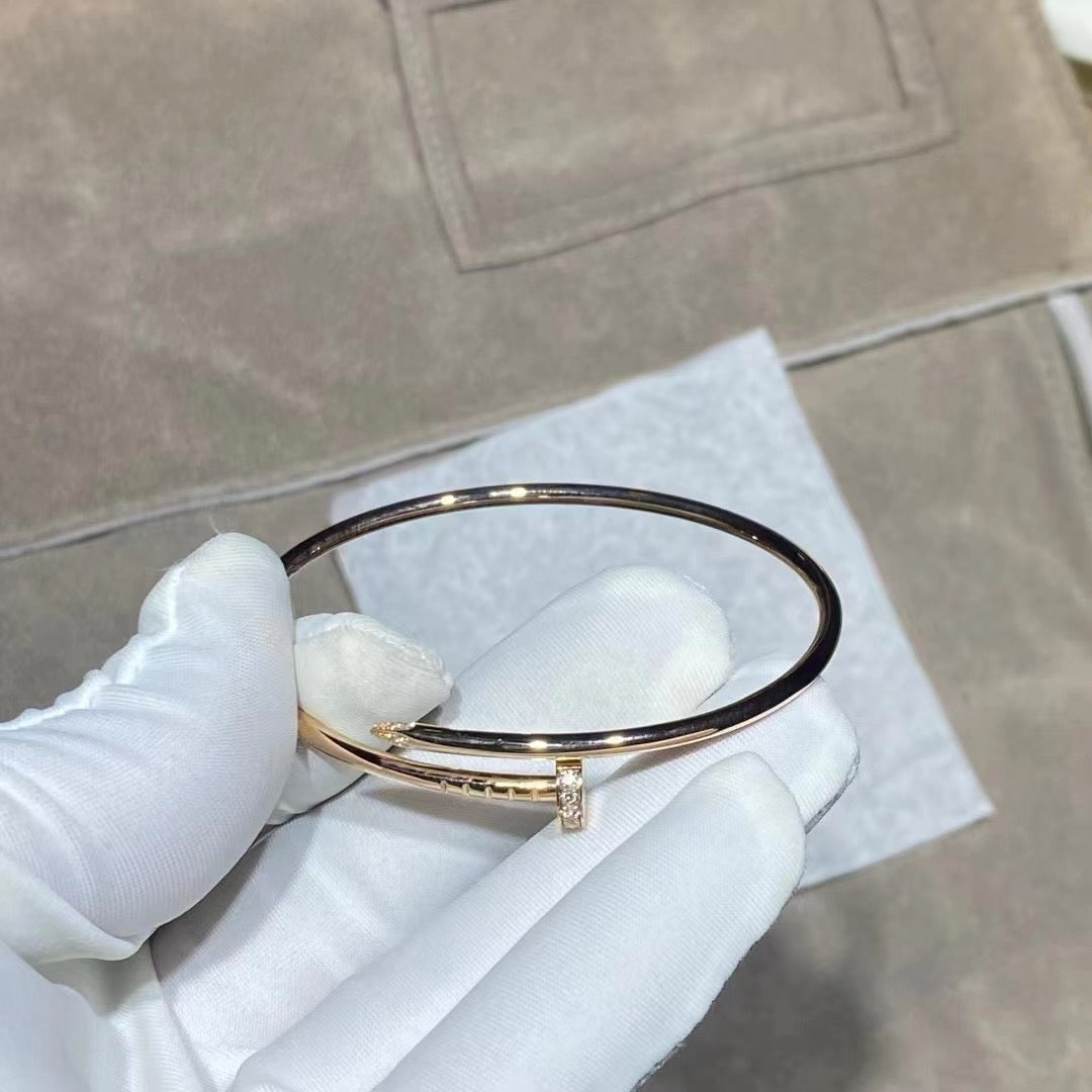 CARTIER JUSTE BRACELET 2.5MM DIAMONDS