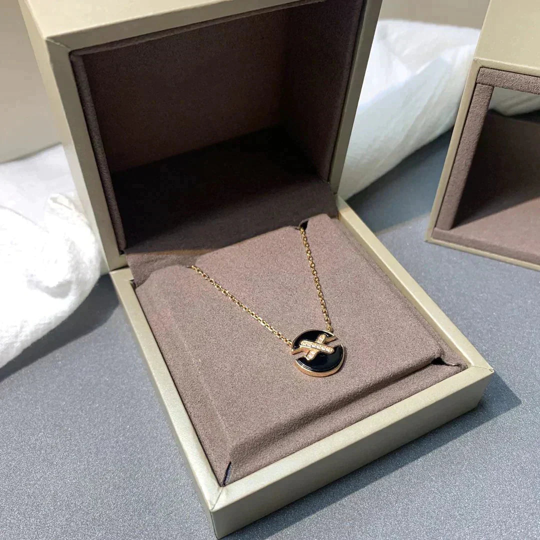 CHAUMET JEUX DE ROSE GOLD DIAMOND NECKLACE